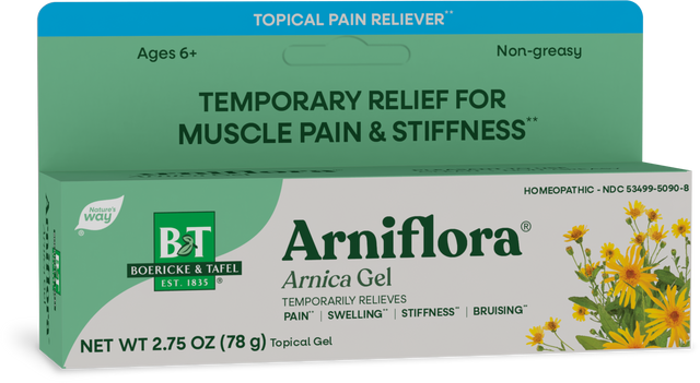 <{%PRIMARY_21825097%}>Nature's Way® | Boericke & Tafel Arniflora Arnica Gel, 2.75 oz (78 g)