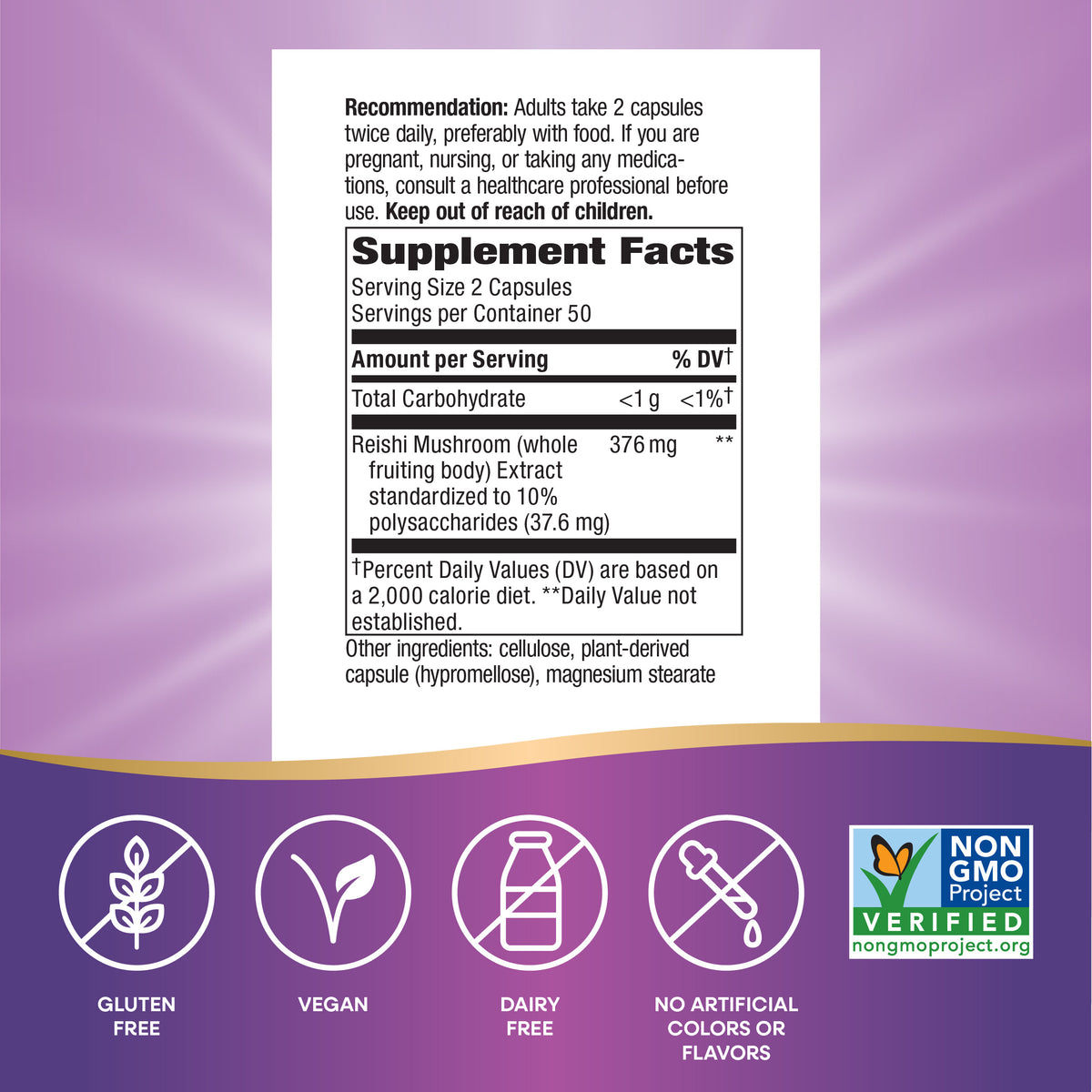 <{%MAIN4_62700%}>Nature's Way® | Reishi Mushroom Standardized Extract