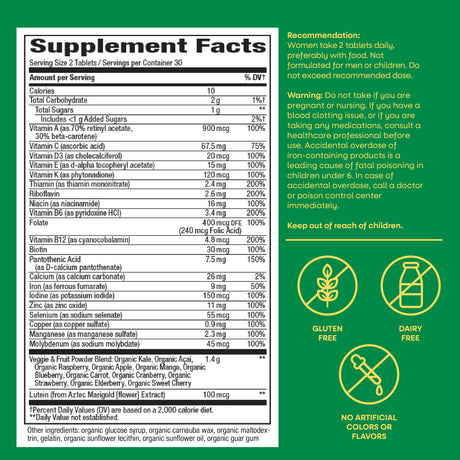 <{%MAIN5_12111%}>Nature's Way® | Alive! Women's Garden Goodness Complete Multivitamin