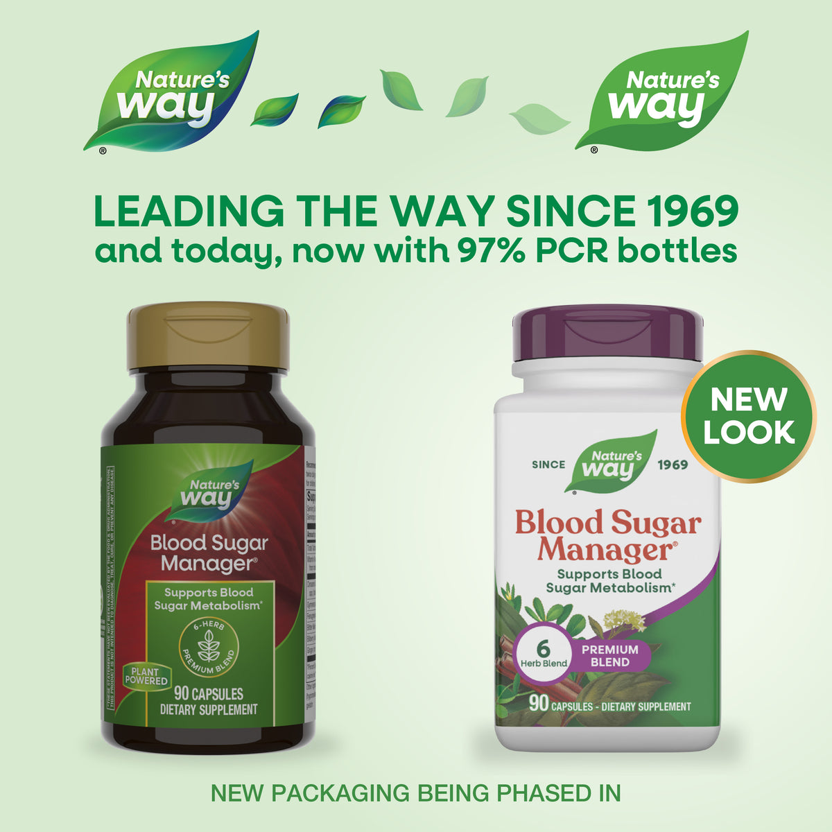 <{%MAIN1_79200%}>Nature's Way® | Blood Sugar Manager - package updates old to new