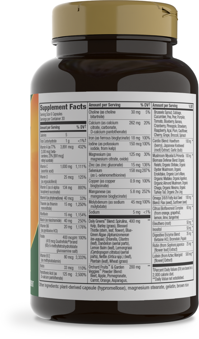 <{%360IMAGE5_15708%}>Nature's Way® | Alive! Max6 Max Potency Daily Multivitamin - right side of pack