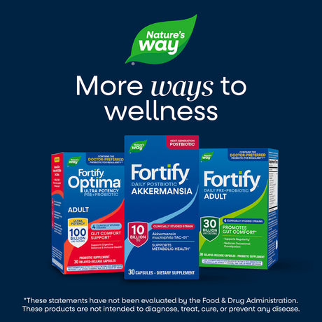 <{%MAIN5_10294%}>Nature's Way® | Fortify 30 Billion Daily Probiotic