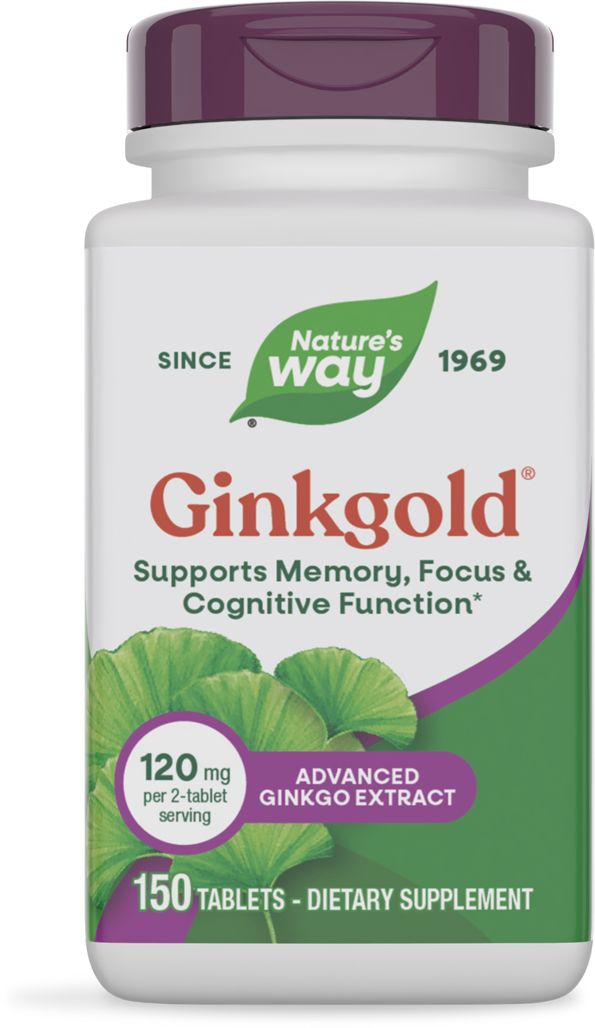 <{%PRIMARY_15268%}>Nature's Way® | Ginkgold, 150 tablets
