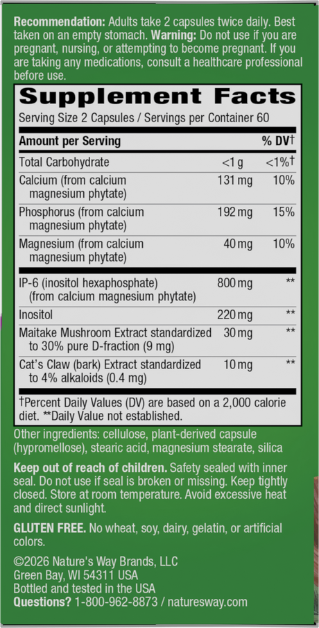 <{%360IMAGE1_05812%}>Nature's Way® | Cell Forté MAX3 - right side of pack