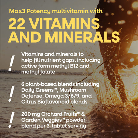 <{%MAIN3_14932%}>Nature's Way® | Alive! Max3 Potency Adult Complete Multivitamin-No Added Iron