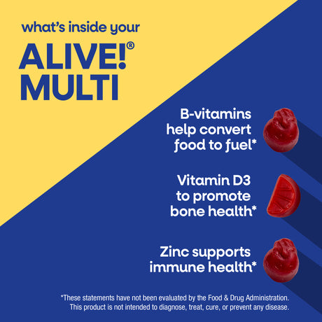 <{%MAIN14_14031%}>Nature's Way® | Alive! Men's Gummy Multivitamin