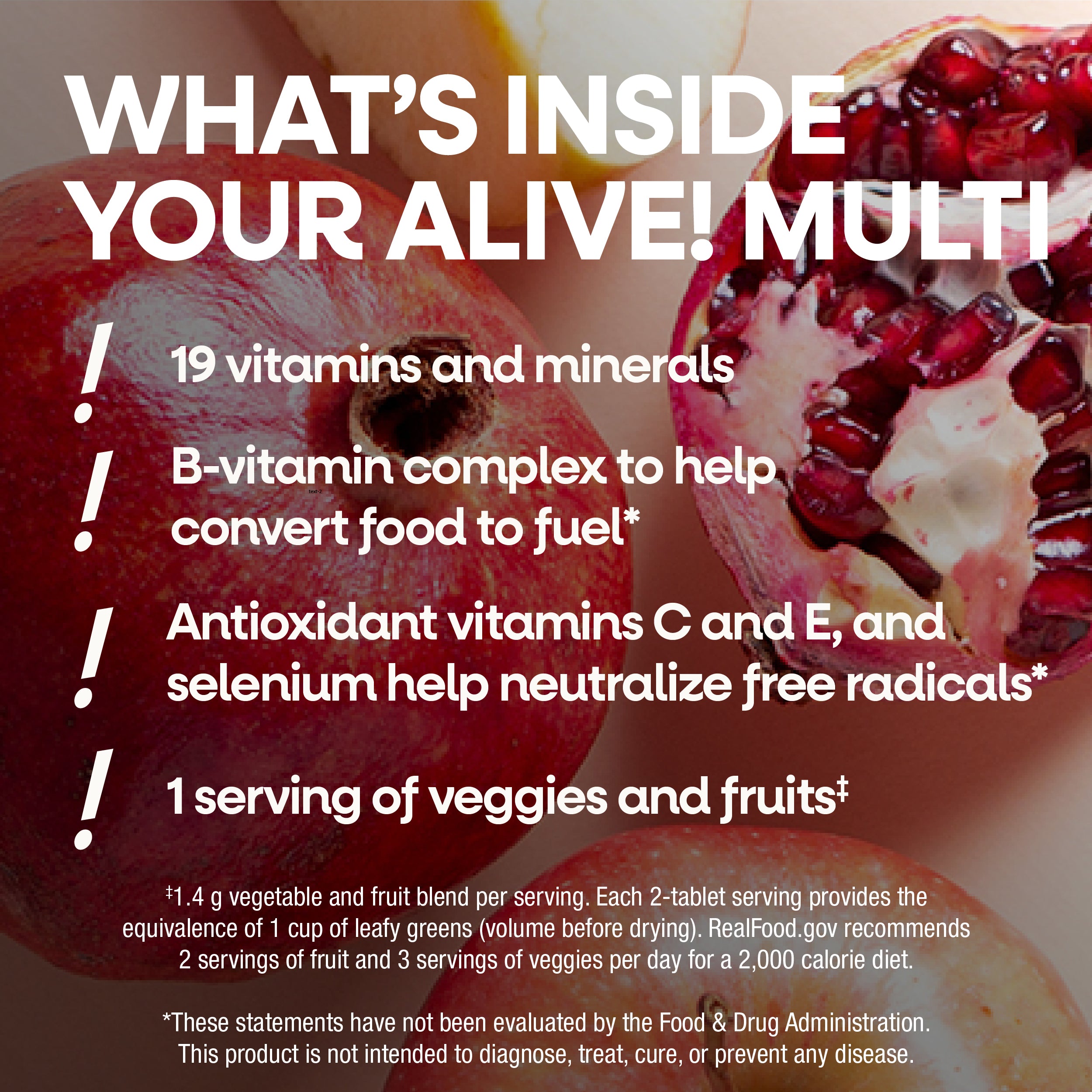 Alive!® Men's Garden Goodness™ Complete Multivitamin | Nature's Way®