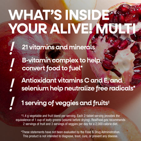 <{%MAIN4_12111%}>Nature's Way® | Alive! Women's Garden Goodness Complete Multivitamin