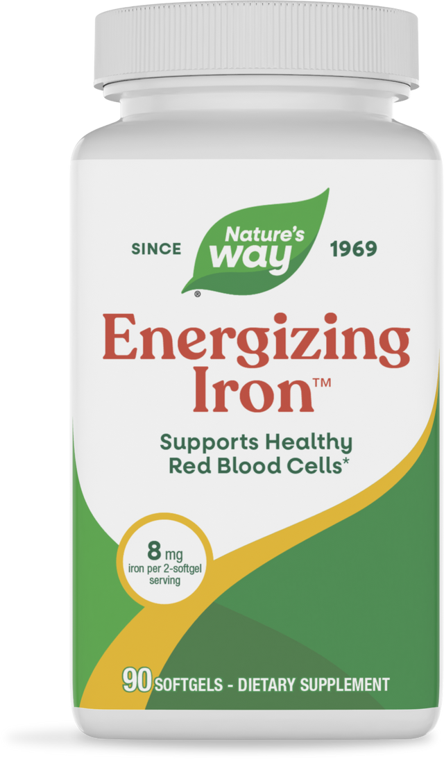 <{%PRIMARY_05219%}>Nature's Way® | Energizing Iron, 90 softgels