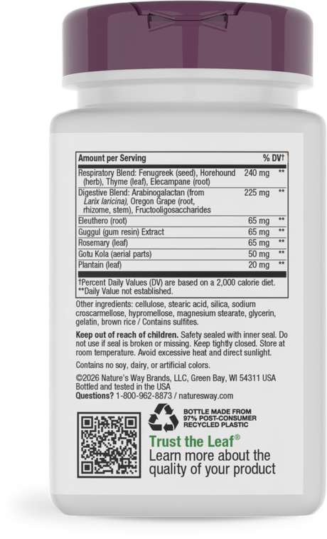 <{%360IMAGE7_15023%}>Nature's Way® | SystemWell Ultimate Immune* - back of pack
