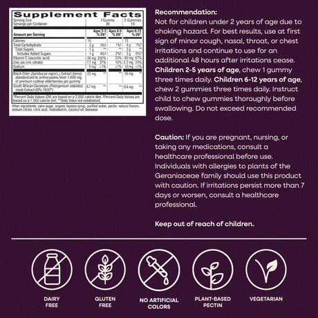 <{%MAIN5_13676%}>Nature's Way® | Sambucus Kids Cough Relief +♢ Immune* Elderberry Gummies