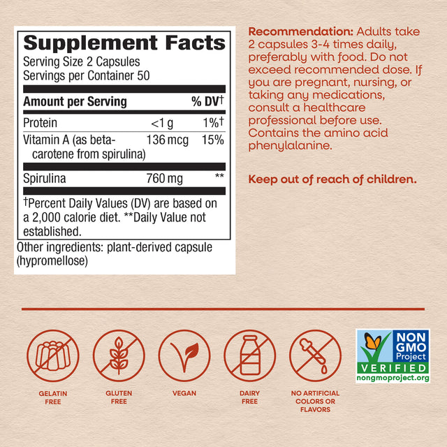 <{%MAIN4_17200%}>Nature's Way® | Spirulina Micro-Algae