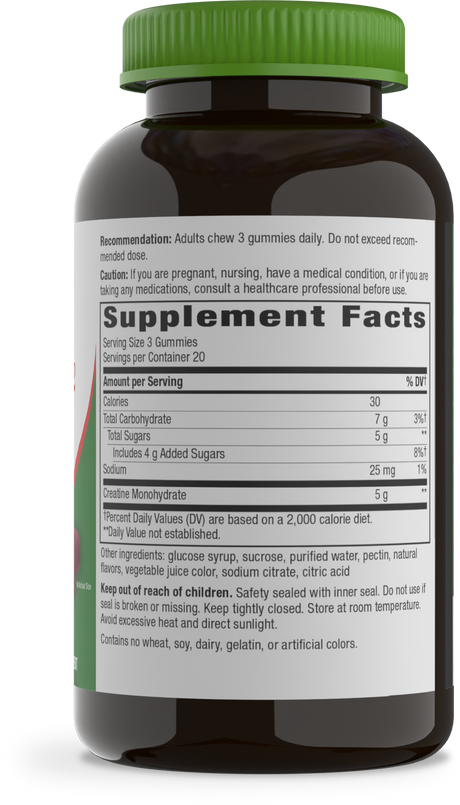 <{%360IMAGE1_16301%}>Nature's Way® | Creatine Gummy - right side of pack