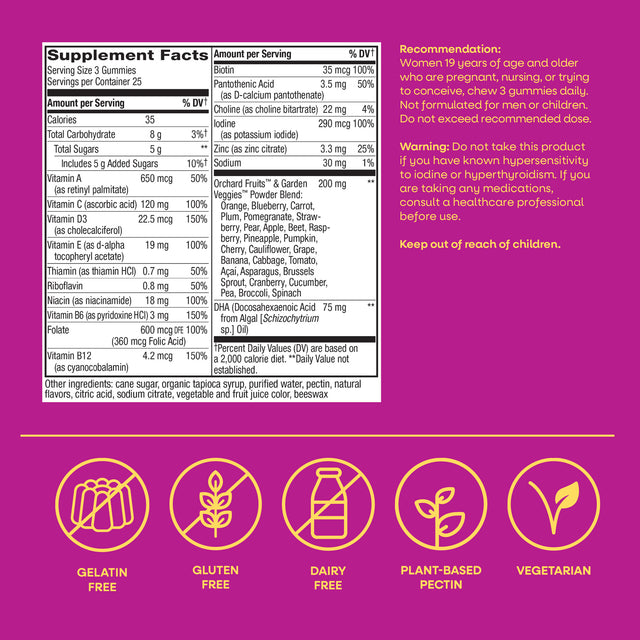 <{%MAIN5_10482%}>Nature's Way® | Alive! Premium Prenatal Gummies