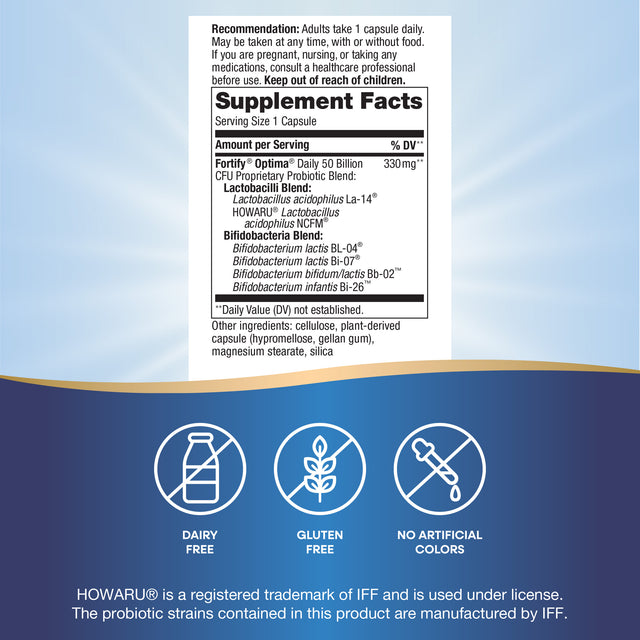 <{%MAIN4_10337%}>Nature's Way® | Fortify Optima Advanced Care Probiotic