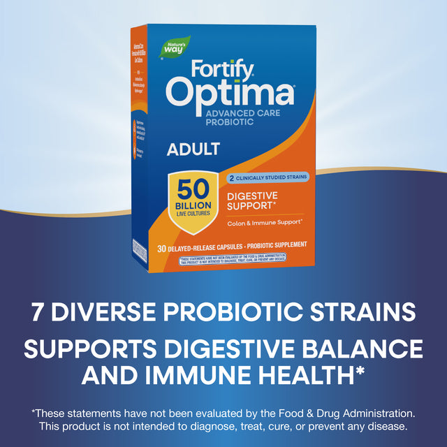 <{%MAIN3_10337%}>Nature's Way® | Fortify Optima Advanced Care Probiotic