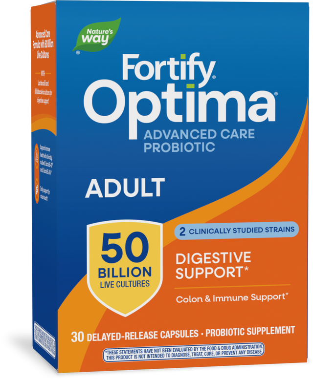 <{%PRIMARY_10337%}>Nature's Way® | Fortify Optima Advanced Care Probiotic, 30 capsules
