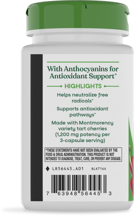 <{%360IMAGE2_56445%}>Nature's Way® | Tart Cherry Ultra Capsules - left side of pack