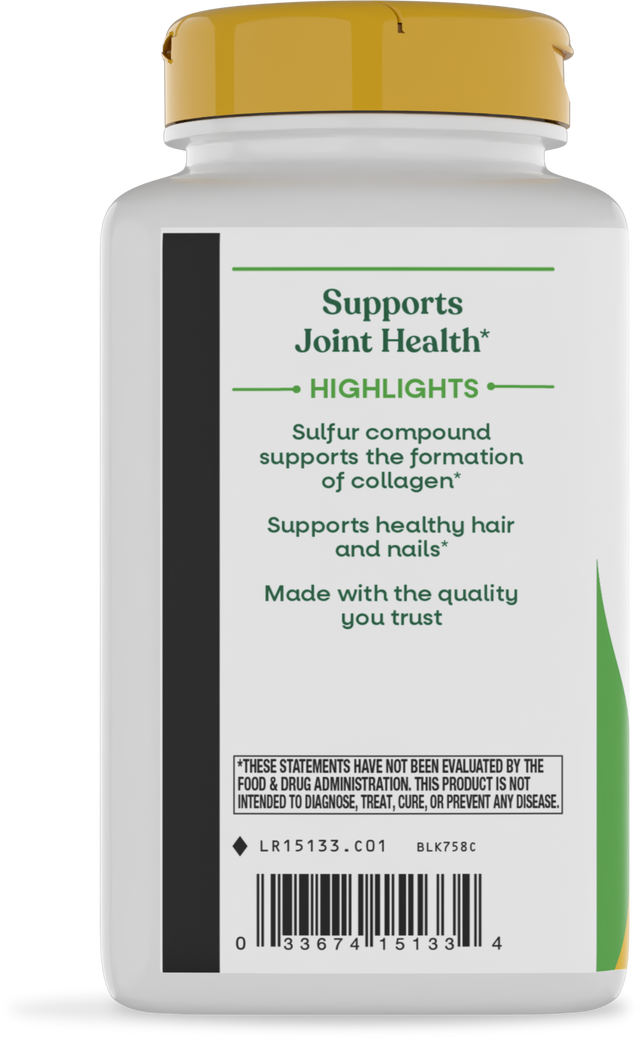 <{%360IMAGE2_15133%}>Nature's Way® | MSM - left side of pack