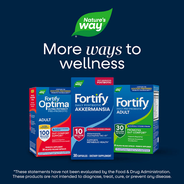 <{%MAIN5_10294%}>Nature's Way® | Fortify 30 Billion Daily Probiotic
