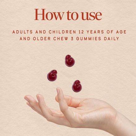 Tart Cherry Ultra Gummies Supplement Facts