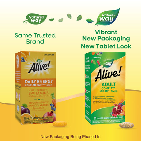 <{%MAIN1_60192%}>Nature's Way® | Alive! Adult Complete Multivitamin