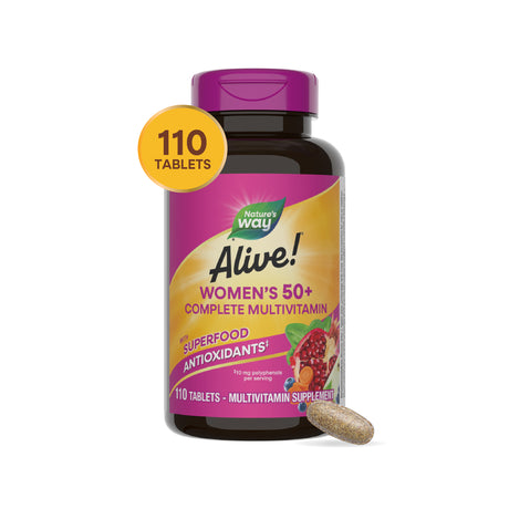 <{%MAIN7_undefined%}>Nature's Way® | Alive!® Women's 50+ Complete Multivitamin