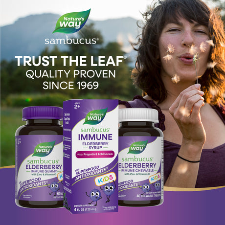 <{%MAIN12_6973%}>Nature's Way® | Sambucus Immune Elderberry Syrup for Kids