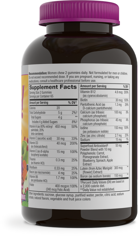 <{%360IMAGE4_11537%}>Nature's Way® | Alive! Women's 50+ Gummy Multivitamin - right side of pack