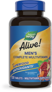 <{%PRIMARY_13716%}>Nature's Way® | Alive! Men's Complete Multivitamin, 130 tablets