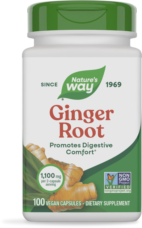 <{%PRIMARY_13100%}>Nature's Way® | Ginger Root, 100 capsules