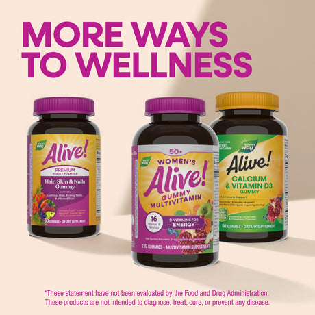 <{%MAIN12_11537%}>Nature's Way® | Alive! Women's 50+ Gummy Multivitamin