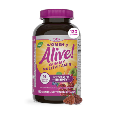 <{%MAIN13_11537%}>Nature's Way® | Alive! Women's 50+ Gummy Multivitamin
