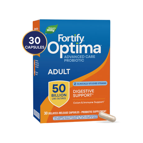 <{%MAIN6_10337%}>Nature's Way® | Fortify Optima Advanced Care Probiotic