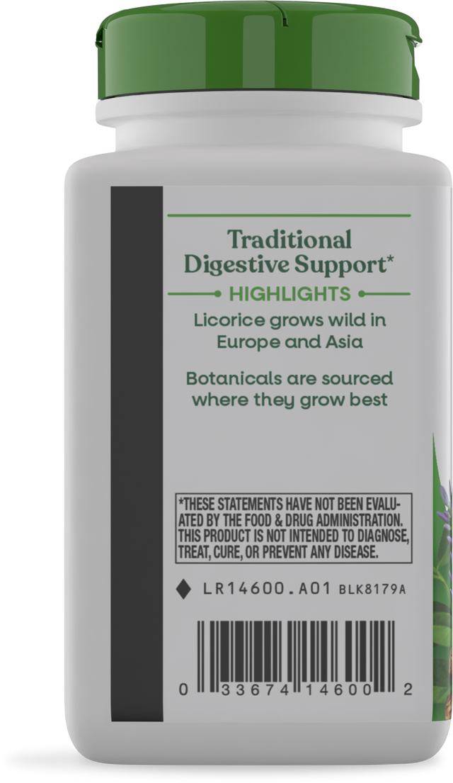 Nature's Way® | Licorice Root - left side of pack