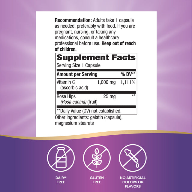 Nature's Way® | Vitamin C with Rose Hips Extra Strength