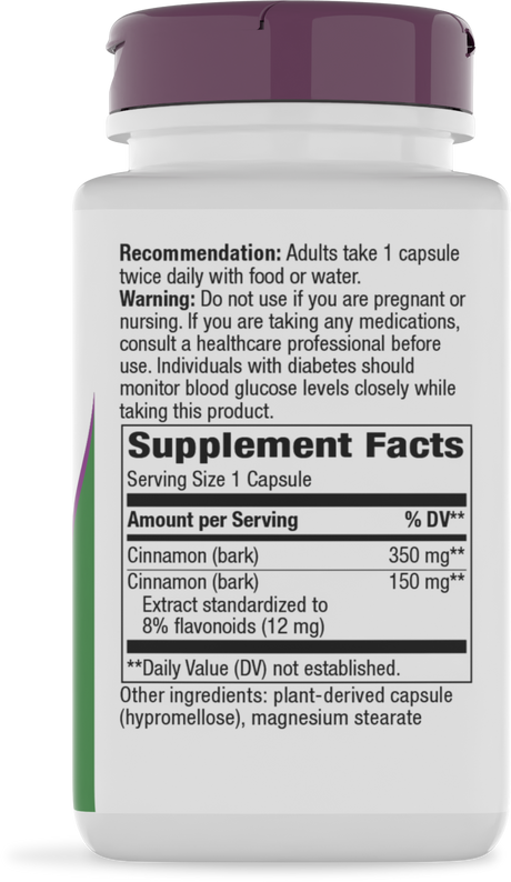 Nature's Way® | Cinnamon - right side of pack