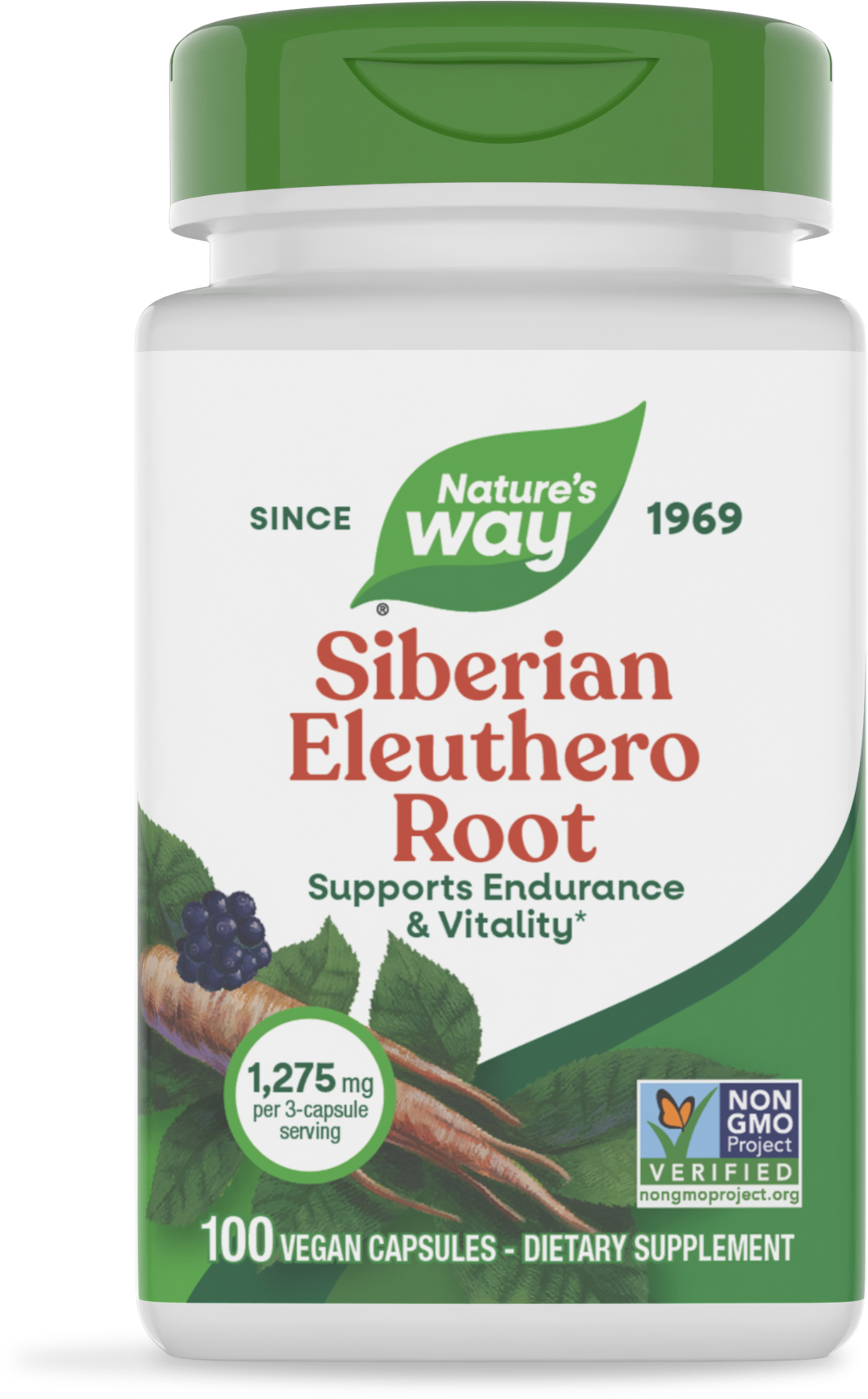 Nature's Way® | Siberian Eleuthero Root, 100 capsules