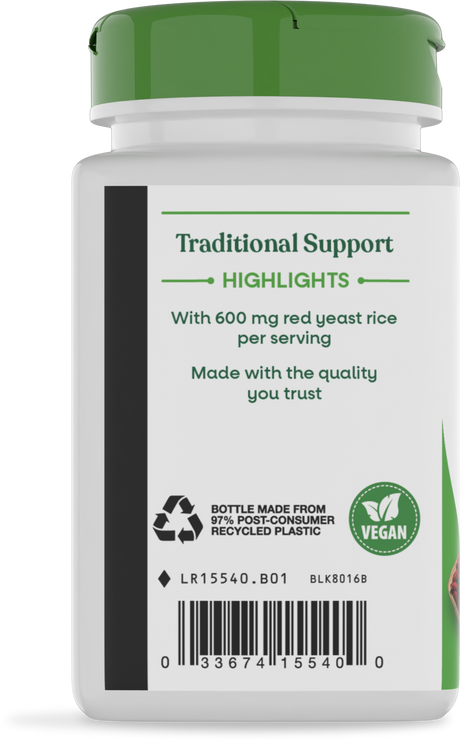 Nature's Way® | Red Yeast Rice - left side of pack