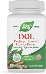 Nature's Way® | DGL Sugar Free, 100 chewables, Licorice