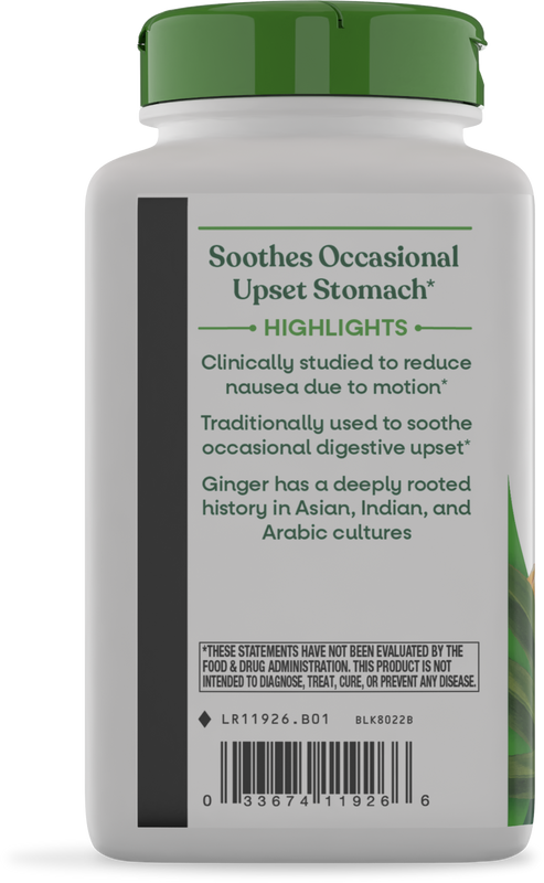 <{%360IMAGE10_11926%}>Nature's Way® | Ginger Root - left side of pack