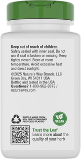 Nature's Way® | Maca Root - back of pack