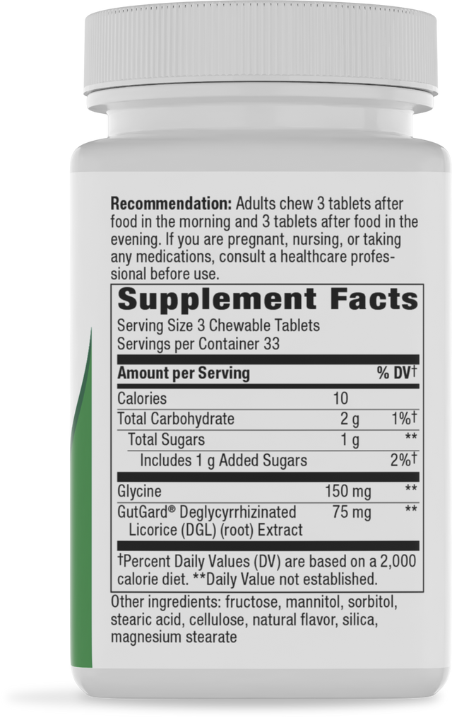 Nature's Way® | DGL - right side of pack