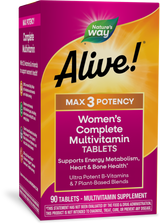 Nature's Way® | Alive! Max3 Potency Women's Complete Multivitamin, 90 tablets