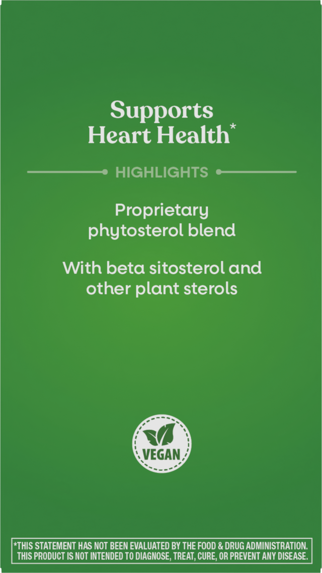 Nature's Way® | Cholesterol Shield Phytosterol Blend - back of pack
