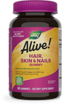 Nature's Way® | Alive! Hair, Skin & Nails Gummies, 60 gummies, Strawberry