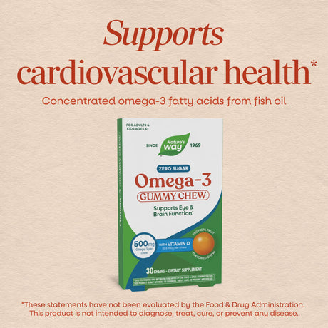 <{%MAIN3_15940%}>Nature's Way® | Omega 3 Gummy Chews