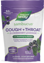 Nature's Way® | Sambucus Cough◊ + Throat* Elderberry Lozenge, 24 lozenges, Berry