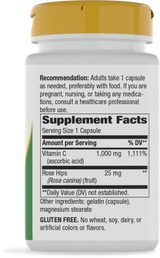 Nature's Way® | Vitamin C with Rose Hips Extra Strength - right side of pack