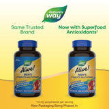 Nature's Way® | Alive! Men's Complete Multivitamin - package updates old to new